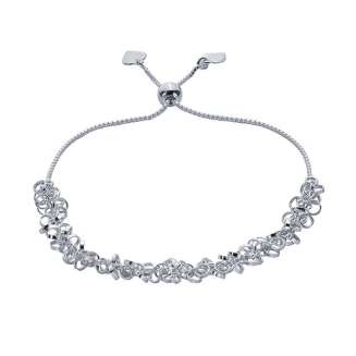 Sterling Silver Ringlet Bracelet, Adjustable