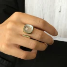BLUE TOPAZ SQUARE RING