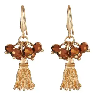 TASSEL EARRINGS With beads