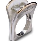 emerald wedge ring