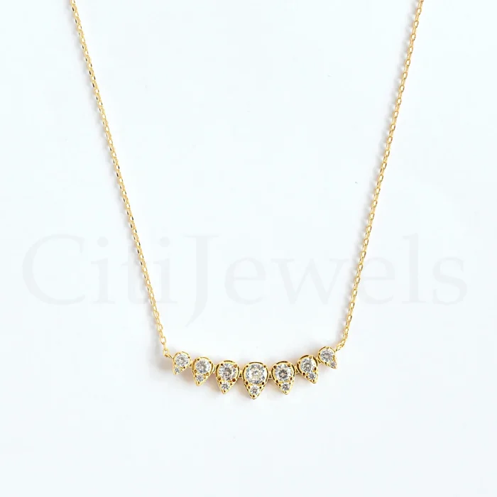 pear shape necklace