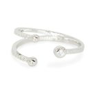 tripod ring silver